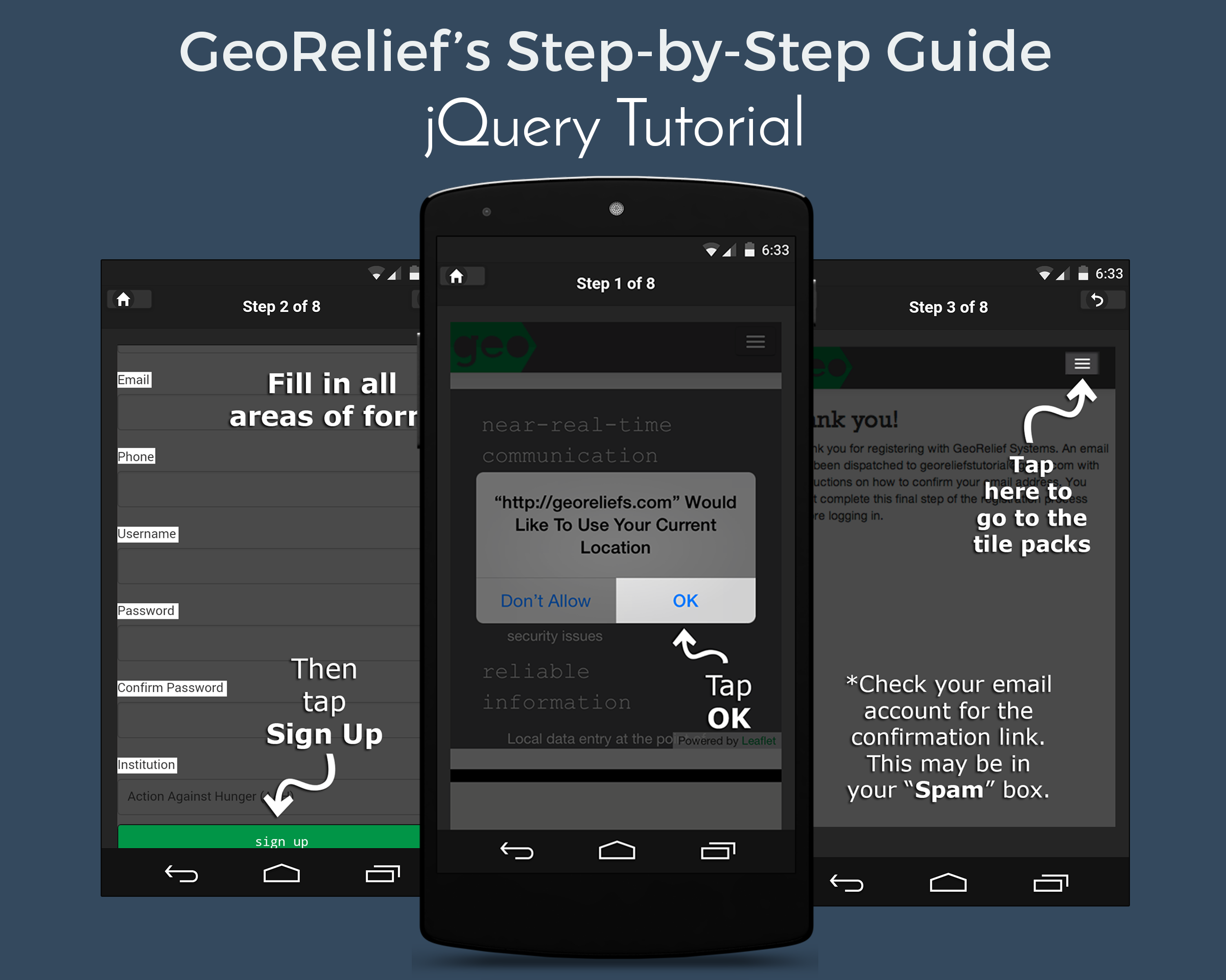 GeoReliefs Step-by-Step Guide
