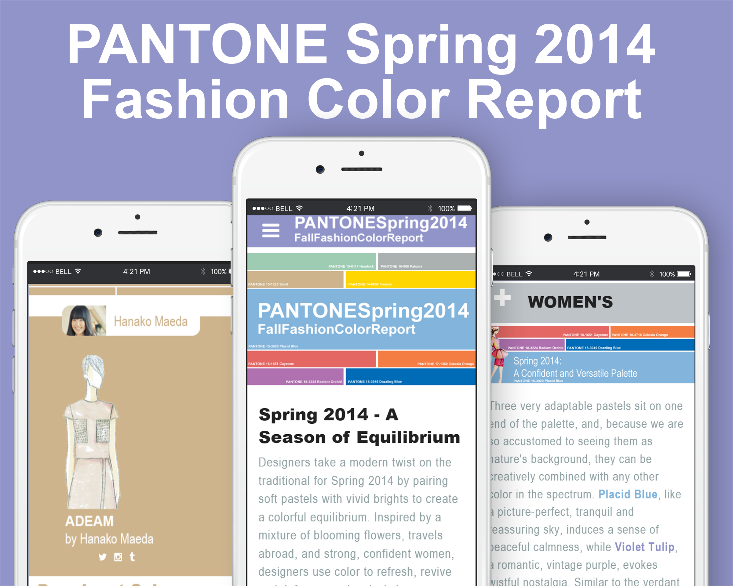 Pantone Spring 2014 - Fashion Color Report